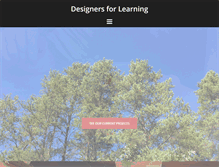 Tablet Screenshot of designersforlearning.org